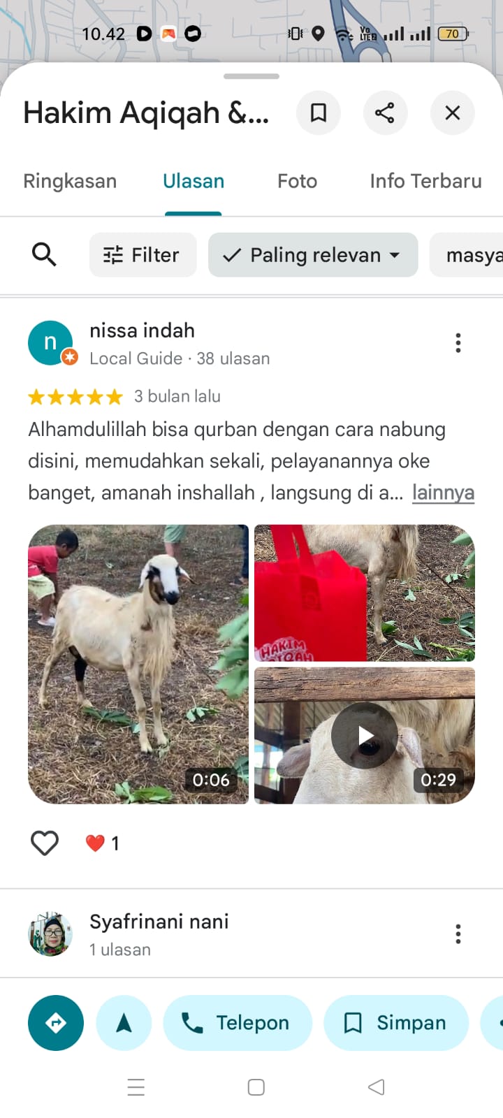 Review jujur pelanggan di Google Maps 2
