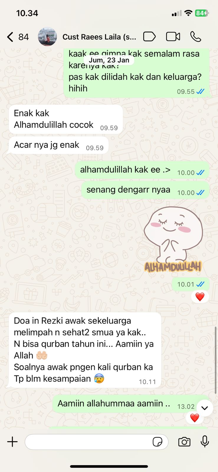 Testimoni pelanggan kami 2